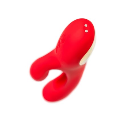 Vibro -roller with the Jos Patti Moving Language, 24 cm, silicone, red color-3