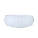 Haling liner Bronze de Luxe Esmeralda 1382W, 400x400x130, without overflow, faience, white 1003840