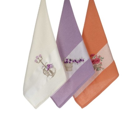 A set of wuffed napkins Diva Afrodita "Lantern", size 40x60 cm, 3 pcs-6