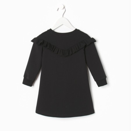 Dress with ruffles KAFTAN "BASIC Line" R.32 (110-116), black-8