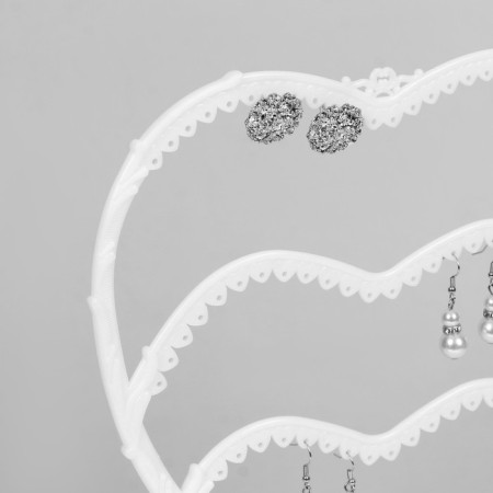 Star for jewelry "Heart", 31 place, 13.5 × 24 × 30 cm, white color-1