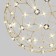 Suspended Bogate’s Aliote 450/1, LED, 30 W, 3000K, 2403LM, 400x400 mm, Copper color