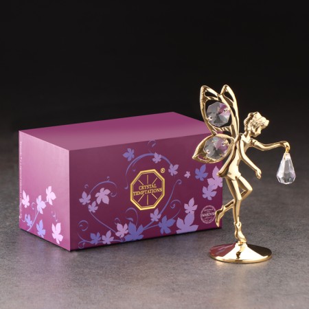 Souvenir "Fairy", with crystals, 6x4x11 cm-4