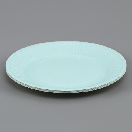 A set of paper utensils "1 year" baby 6 plates, 6 glasses-6