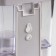 Dispenser for antiseptic/liquid soap, 700 ml, sensory, plastic, white color