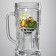 Glass beer glass "with light steam", 500 ml