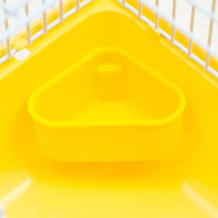The cage for rodents "Pigzon", 27 x 21 x 17 cm, yellow-5