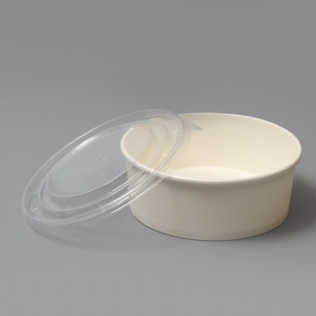 Disposable container with a transparent cover, salad bowl, 1100 ml-1