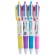 Balloon handle Calligrata, automatic, 4-colored, with a pattern, mix