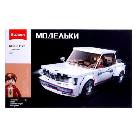 Designer Sluban Model Model, 277 parts, 6+-6