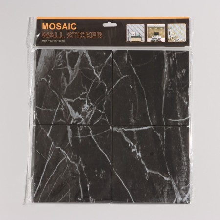 Self -adhesive panel 30*30cm soft marble black-3