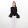 Pantyhose children, white color, height 116-122 cm