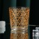A glass with gold spray "Geometry", 250 ml