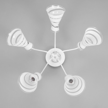 The future "Future" 5x60W E27 is white, chrome 67x67x27.5-3