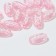 Acrylic bead "Hearts with an arrow", 17.5 × 5.5 mm, set 10 g, the color is transparent pink