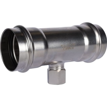 Rommer RSS-0015-005412, VPR-BR, D = 54 mm X 1/2 ", press steel, stainless steel-1