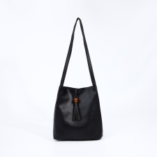 Bag Women's Tout on the valve, black color