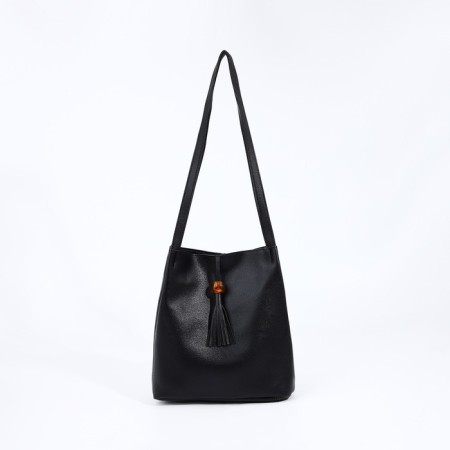 Bag Women's Tout on the valve, black color