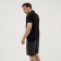 T -shirt Polo Male Sports, size m (48), black color