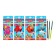 Pencils 12 pieces/24 colors, in a cardboard box, hexagonal, wooden, shark