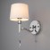Wall lamp EUROSVET MADERA 10127/1, E14, 1x40W, 250x150x340 mm, chromium color