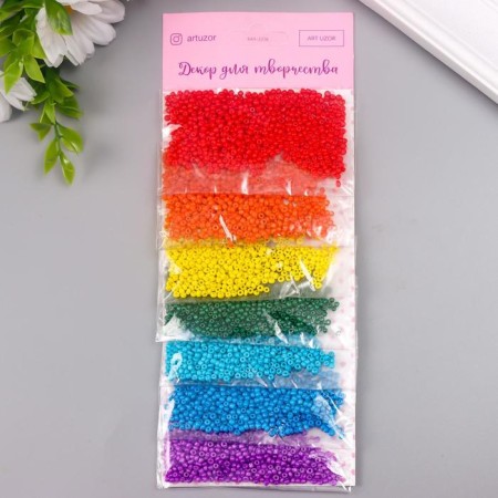 Round size 12/0 "Bright colors" 7 colors x 10 grams