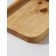 Board Board ADELICA "HIGS", 35 × 18 × 2.5 cm, whole massif of cedar, dairy color