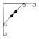 Tundra bracket, Light, 200x200, metal, black, 1 pc.