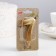 Candle in the Cake "Fine", number "7", gold metallic, 6.5 cm