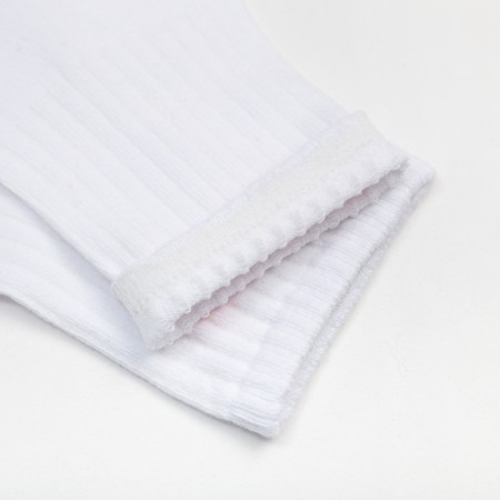 Women's socks minku "hearts", white color, size 38-39 (25 cm)-1