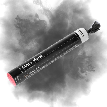 Color smoke black, 0.8 inch, optical intensity, 60 seconds