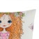 Pillowcase decorative Ethel girl stories "Walk" 40x40 cm, velor