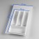 Tray for cutlery, 300 mm, white