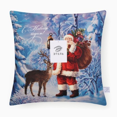 Case on the pillow Ethel "Christmas Eve" 40*40 cm, 100 p/e, velor-6
