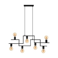 Suspension Fembard, 7x60W E27