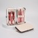 Manicure set, 7 items, in case, beige color