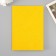 Foamiran glitter 2 mm, 20x30 cm, yellow