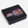 Self -assembly box "Happy Birthday", Neon, 20 x 18 x 5 cm
