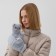 Mittens teenage minku bear 24 cm color gray