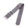 Solomon watch strap, 22 mm, l-27 cm, gray