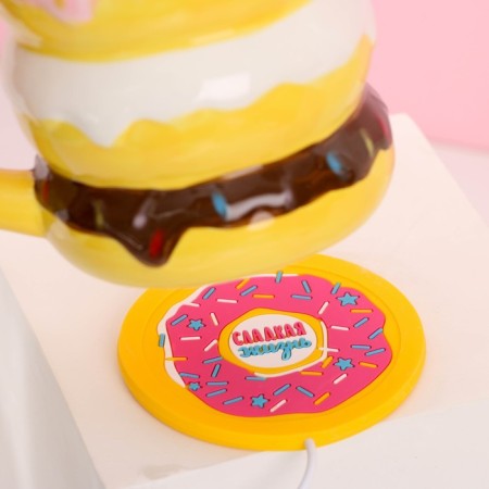 Gift set "Donut", mug, heater-7