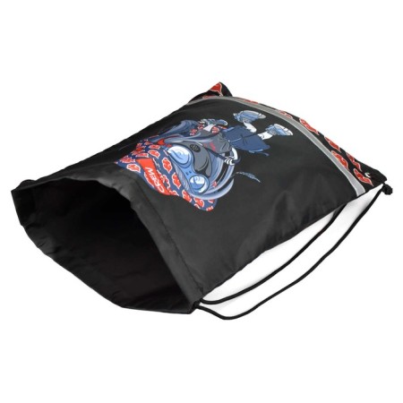 A bag for shoes 480 x 360 mm, Phoenix, sublimation, a reflective strip, "Girl with a spray can"-2