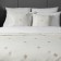 Set "Lilas": a bedspread 230 x 250 cm, pillowcases 45 x 45 cm - 2 pcs, white