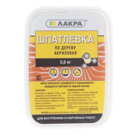 Wood on wood Lacra white 0.6 kg