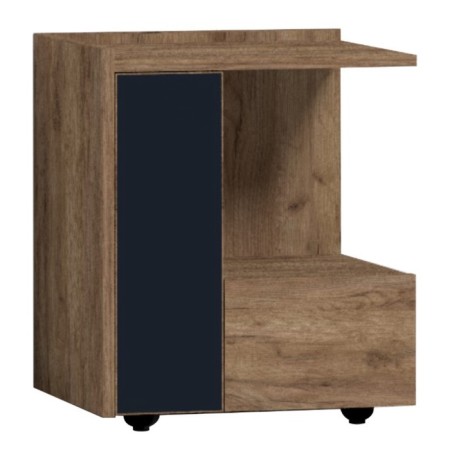 Cleat cabinet NATURE 42, 450 × 357 × 527 mm, tobacco oak color CRAFT / Black