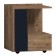 Cleat cabinet NATURE 42, 450 × 357 × 527 mm, tobacco oak color CRAFT / Black