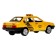 Metal VAZ-21099 “Taxi satellite”, 12 cm, doors and trunk open, yellow color
