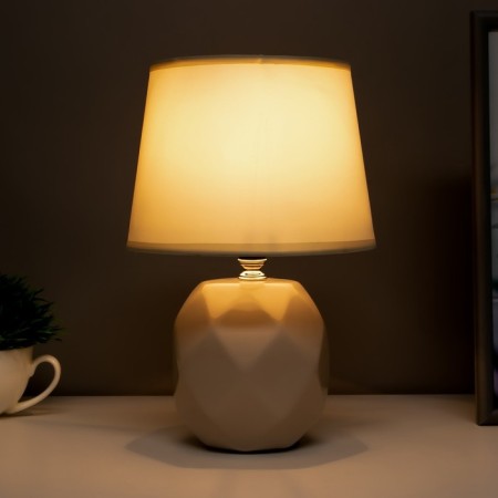 Table lamp 08946/1 E14 40W Beige 17x17x28 cm Risalux-2