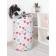 Basket for toys "Multi -colored hearts, size 40x60 cm