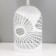 Fibonacci table lamp E27 40W white 27x27x42 cm Risalux